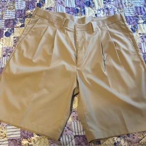 PGA TOUR khaki golf shorts
